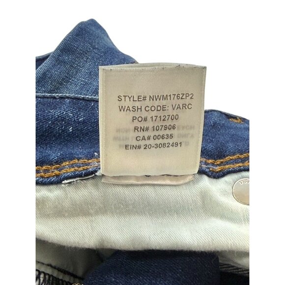 Hudson Signature Bootcut Jeans Medium Wash Distressed Mid Rise Rare Size 30 x 34 - Picture 8 of 9